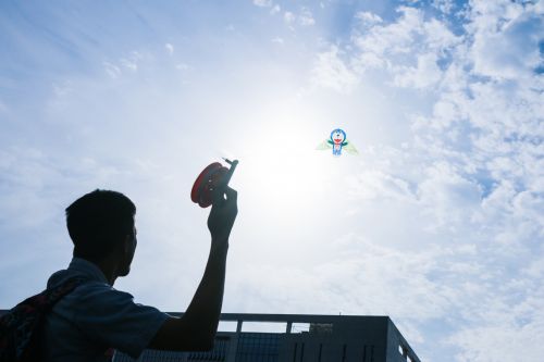 飘在空中的风筝（学通社记者 雷叶超）