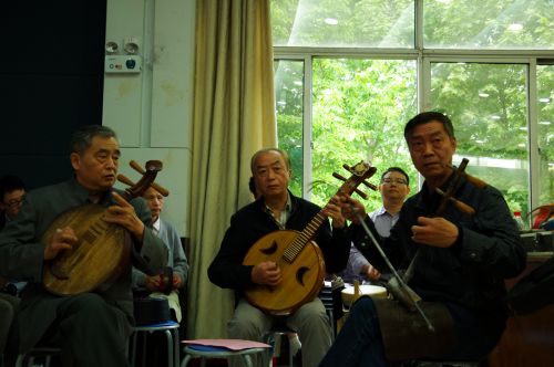 伴奏的老艺术家们 供图李睿昌